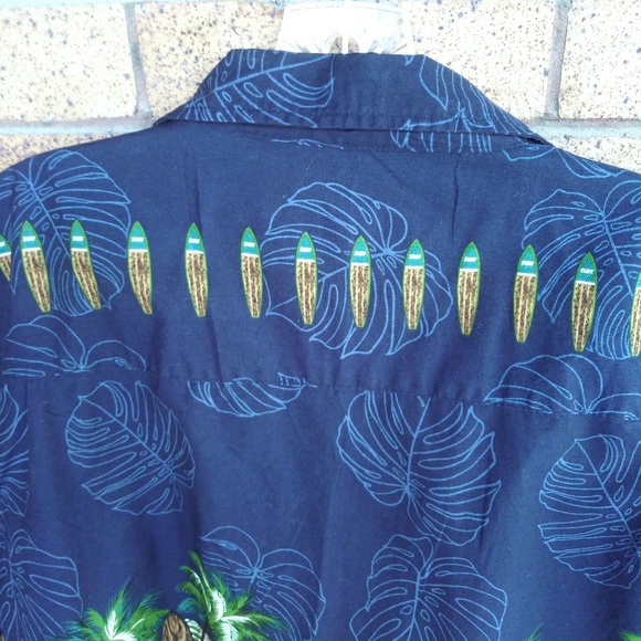 Favant Hawaiian Shirt Surf Boards Blue XXXL - Picture 5 of 8